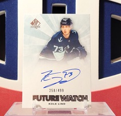 KOLE LIND 2021-22 - Future Watch Retro Rookie /499 Autograph Upper Deck
